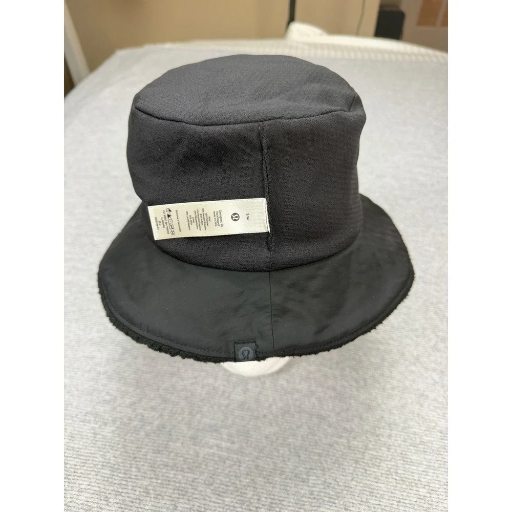 Lululemon Textured Fleece Bucket Hat Hat Black Buckle S/M